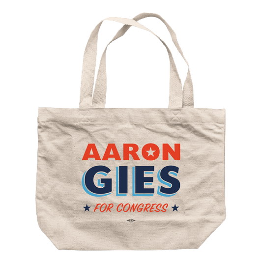Aaron Gies for Congress Wide Tote