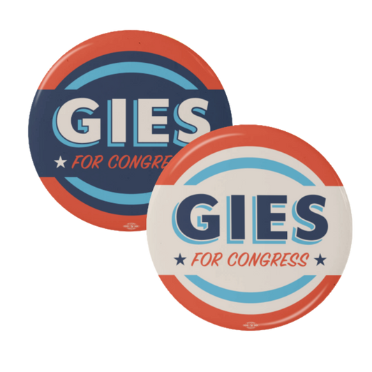 Aaron Gies for Congress 2-Button Pack